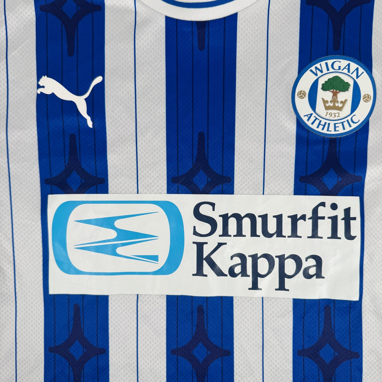 Wigan Athletic 2023/2024 Home Football Shirt Medium