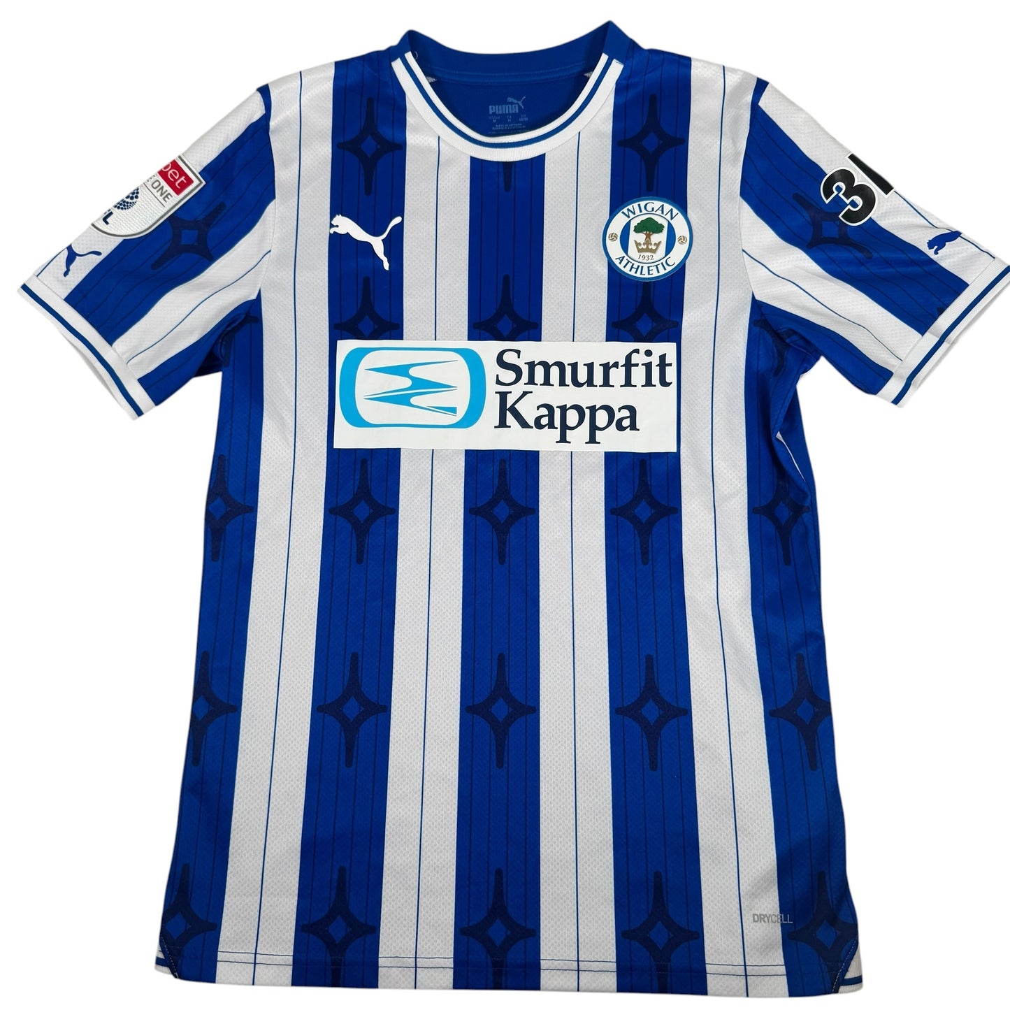 Wigan Athletic 2023/2024 Home Football Shirt Medium