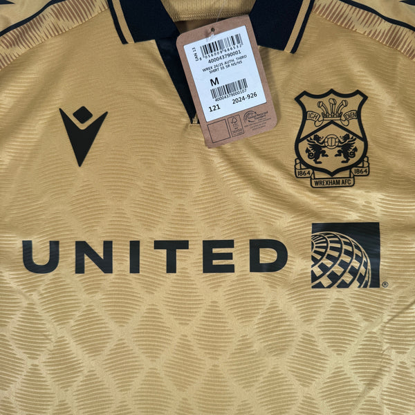 Wrexham 2024/2025 Third Football Shirt Medium BNWT