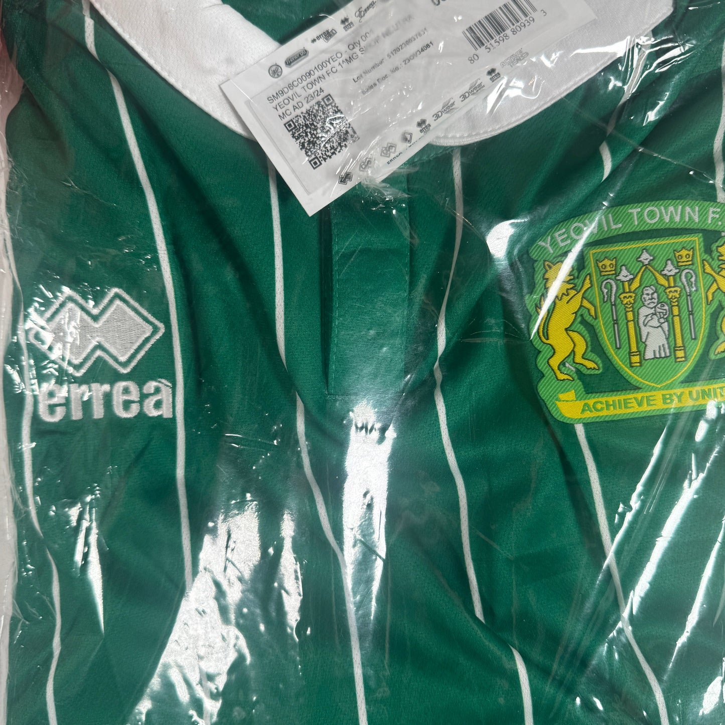 Yeovil Town 2023/2024 Home Football Shirt Large BNWT BNIB