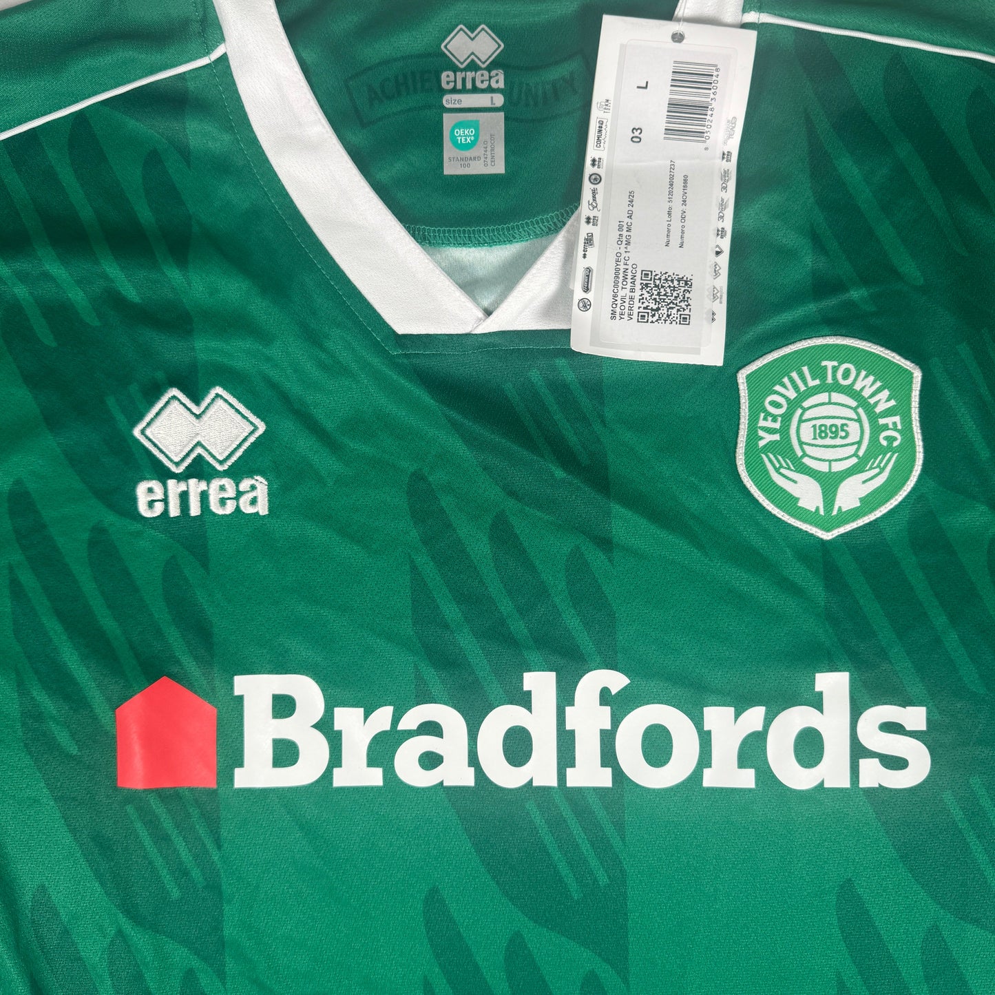 Yeovil Town 2024/2025 Home Football Shirt Large BNWT