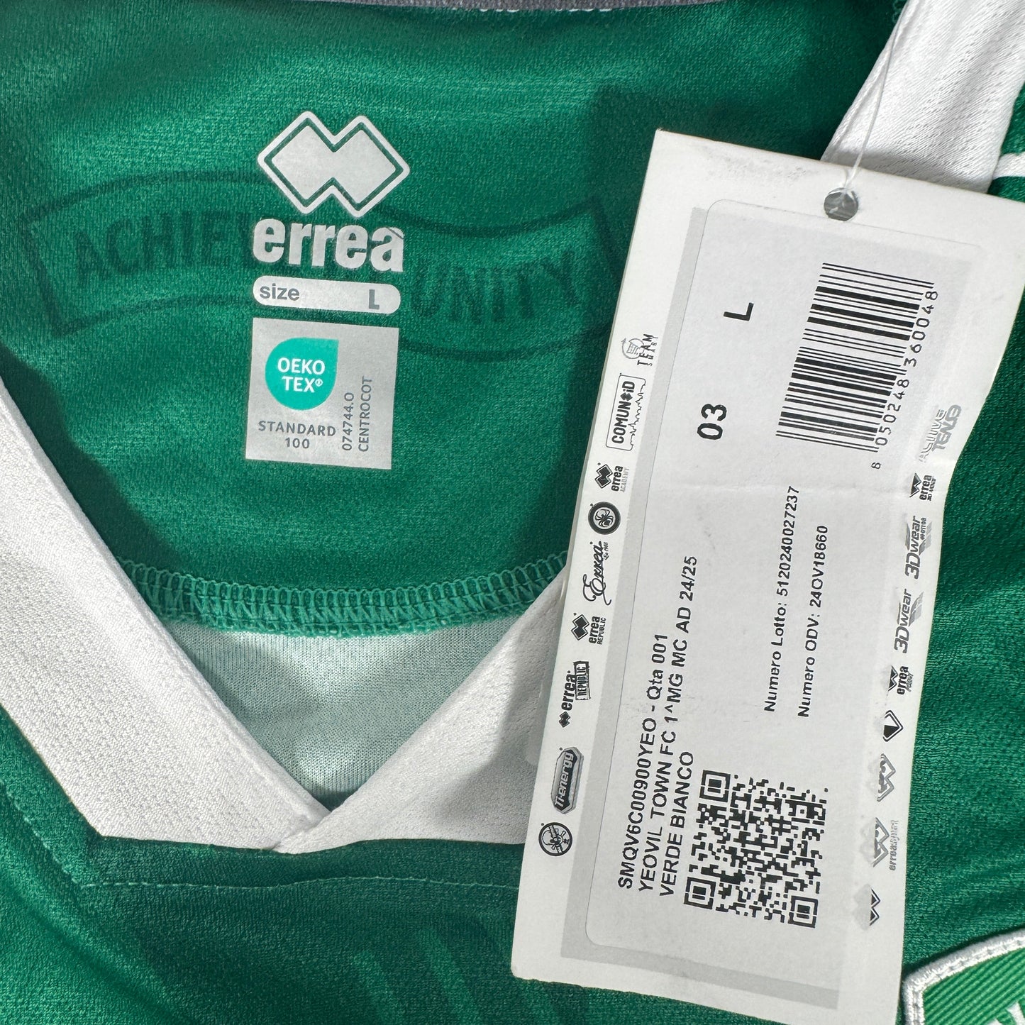 Yeovil Town 2024/2025 Home Football Shirt Large BNWT