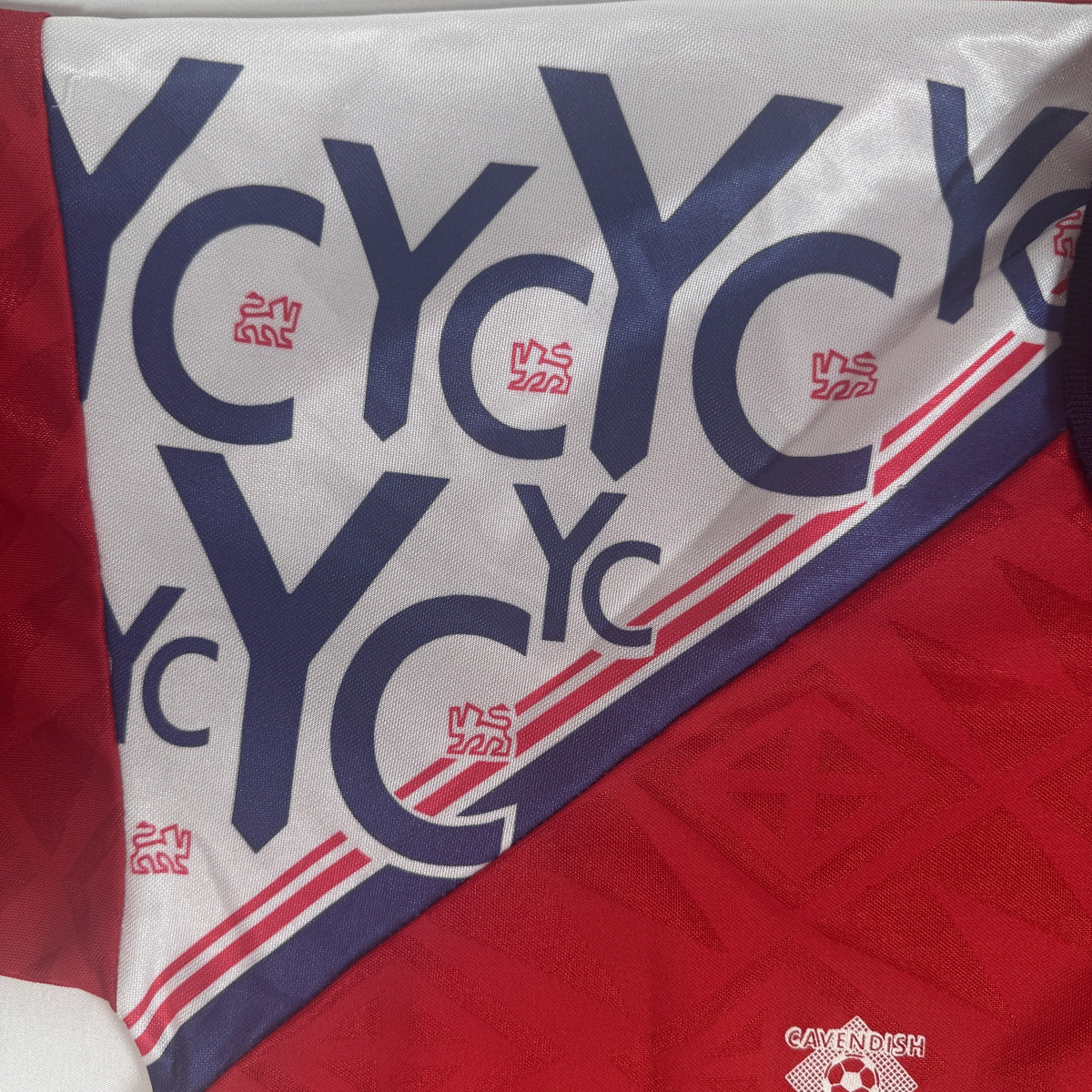 York City 1993/1994/1995 Home Football Shirt Large